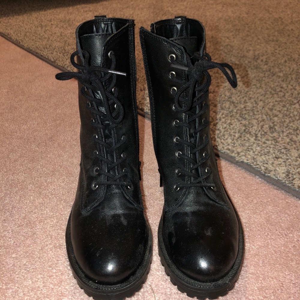 Steve Madden combat boots